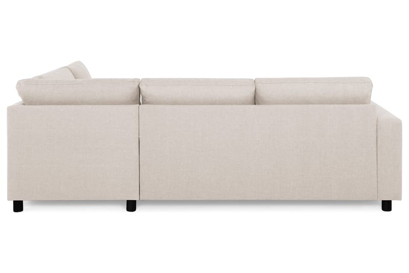 Crazy 3-sits Högervänd L-formad Schäslongsoffa i Tyg - Beige - Möbler - Vardagsrum - Soffor - Divansoffa & schäslong