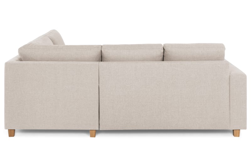 Crazy 3-sits Högervänd L-formad Sch�äslongsoffa i Tyg - Beige - Möbler - Vardagsrum - Soffor - Divansoffa & schäslong