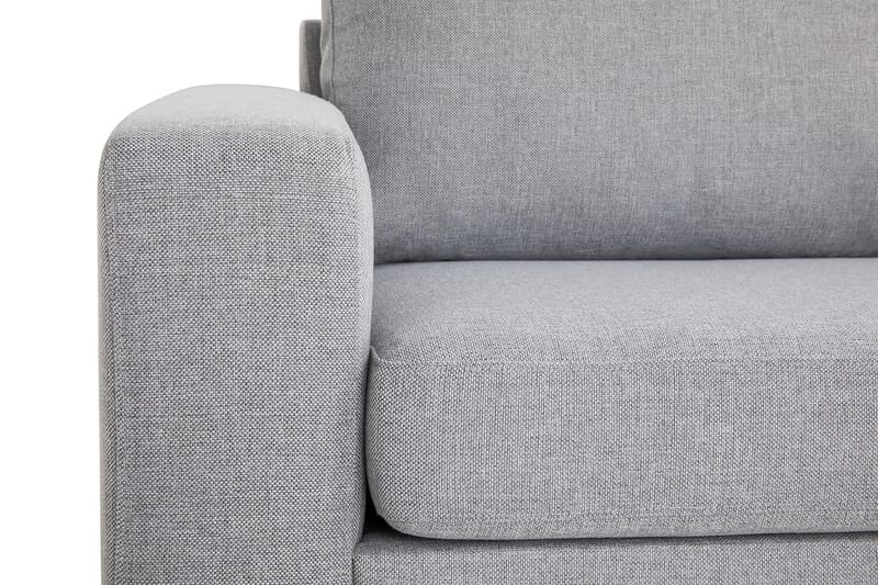 Crazy 3-sits Högervänd L-formad Schäslongsoffa i Tyg - Grå - Möbler - Vardagsrum - Soffor - Divansoffa & schäslong
