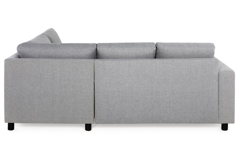 Crazy 3-sits Högervänd L-formad Schäslongsoffa i Tyg - Grå - Möbler - Vardagsrum - Soffor - Divansoffa & schäslong
