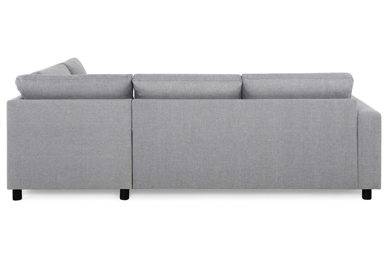 Crazy 3-sits Högervänd L-formad Schäslongsoffa i Tyg - Grå - Möbler - Vardagsrum - Soffor - Divansoffa & schäslong