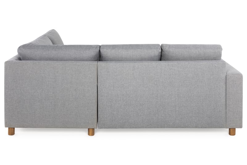 Crazy 3-sits Högervänd L-formad Schäslongsoffa i Tyg - Grå - Möbler - Vardagsrum - Soffor - Divansoffa & schäslong