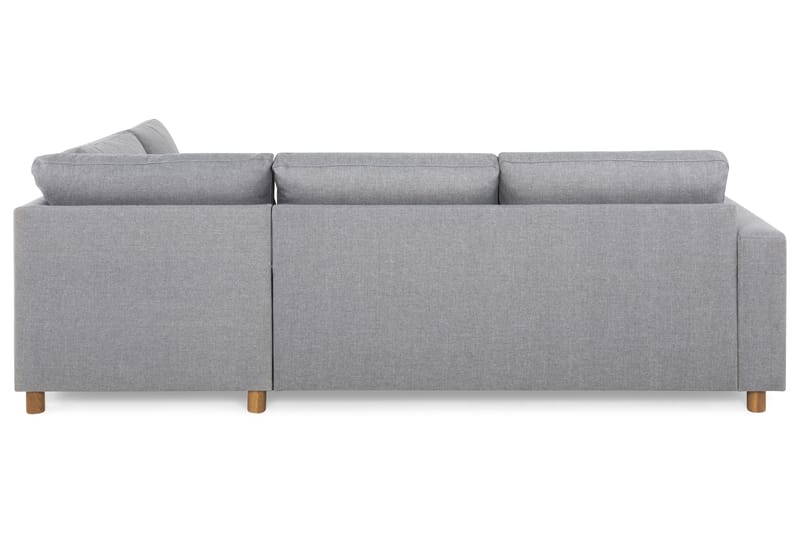 Crazy 3-sits Högervänd L-formad Schäslongsoffa i Tyg - Grå - Möbler - Vardagsrum - Soffor - Divansoffa & schäslong