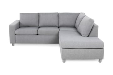 Crazy 3-sits Högervänd L-formad Schäslongsoffa i Tyg