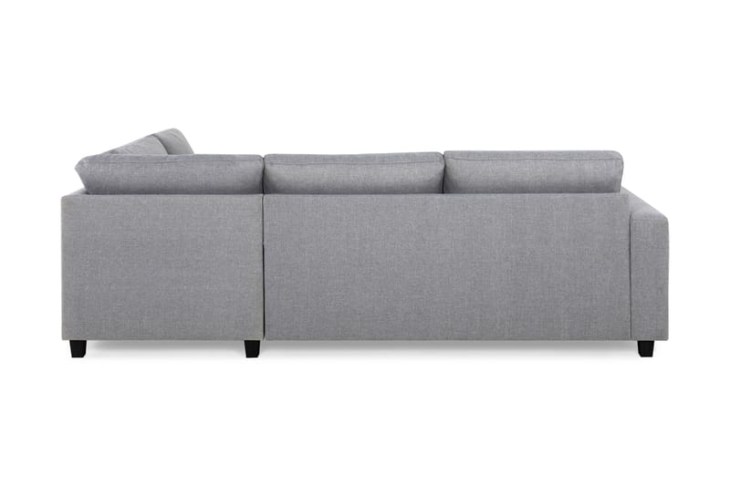 Crazy 3-sits Högervänd L-formad Schäslongsoffa i Tyg - Grå - Möbler - Vardagsrum - Soffor - Divansoffa & schäslong