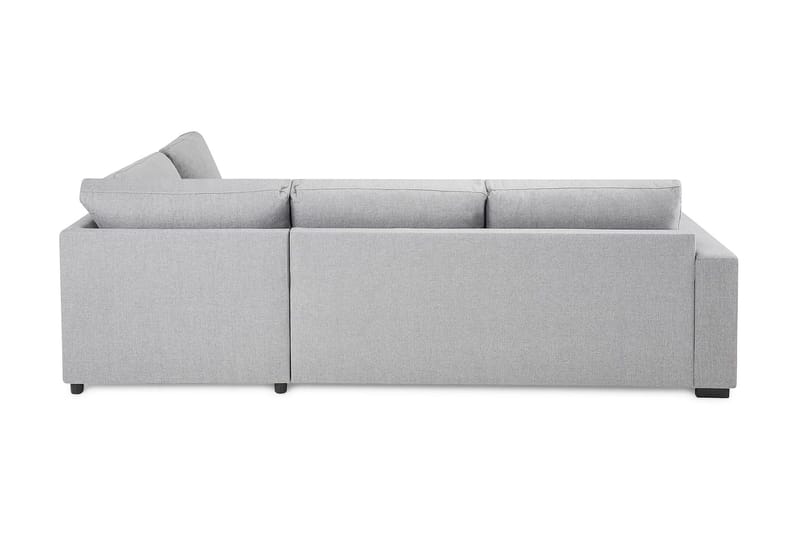 Crazy 3-sits Högervänd L-formad Schäslongsoffa i Tyg - Grå - Möbler - Vardagsrum - Soffor - Divansoffa & schäslong
