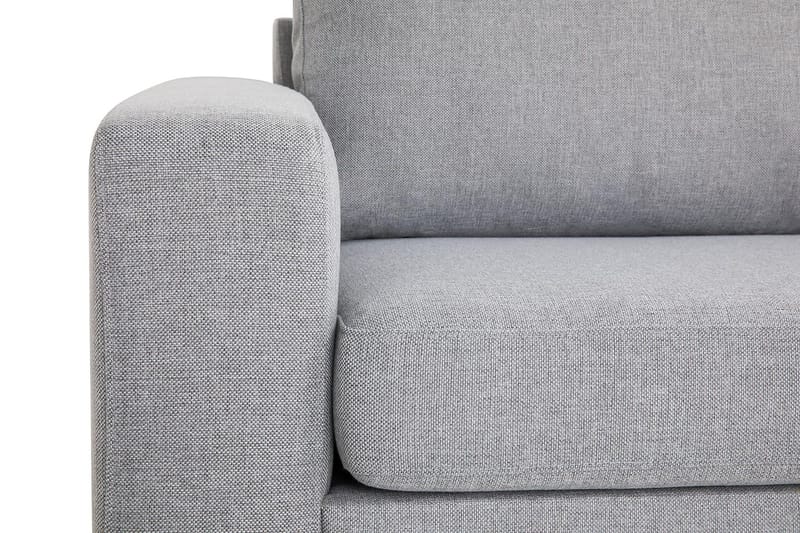 Crazy 3-sits Högervänd L-formad Schäslongsoffa i Tyg - Grå - Möbler - Vardagsrum - Soffor - Divansoffa & schäslong