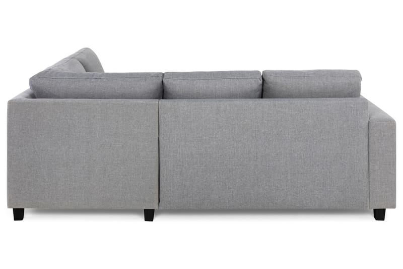 Crazy 3-sits Högervänd L-formad Schäslongsoffa i Tyg - Grå - Möbler - Vardagsrum - Soffor - Divansoffa & schäslong