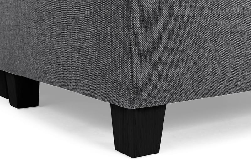 Crazy 3-sits Högervänd L-formad Schäslongsoffa i Tyg - Mörkgrå - Möbler - Vardagsrum - Soffor - Divansoffa & schäslong