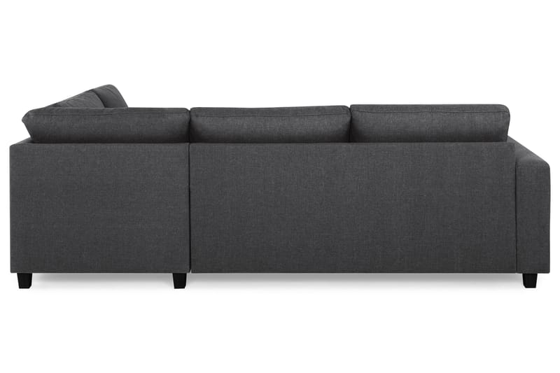Crazy 3-sits Högervänd L-formad Schäslongsoffa i Tyg - Mörkgrå - Möbler - Vardagsrum - Soffor - Divansoffa & schäslong