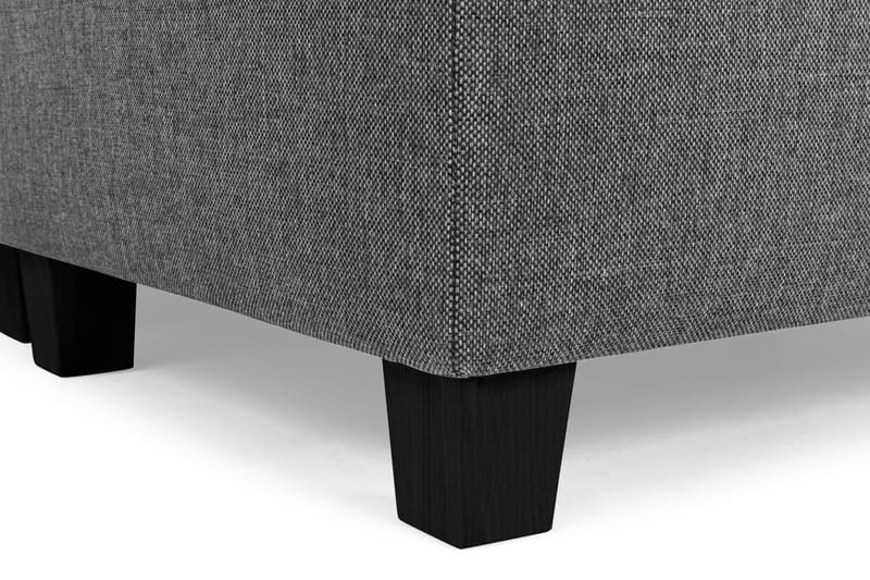 Crazy 3-sits Högervänd L-formad Schäslongsoffa i Tyg - Mörkgrå - Möbler - Vardagsrum - Soffor - Divansoffa & schäslong