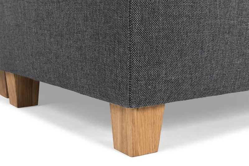 Crazy 3-sits Högervänd L-formad Schäslongsoffa i Tyg - Mörkgrå - Möbler - Vardagsrum - Soffor - Divansoffa & schäslong