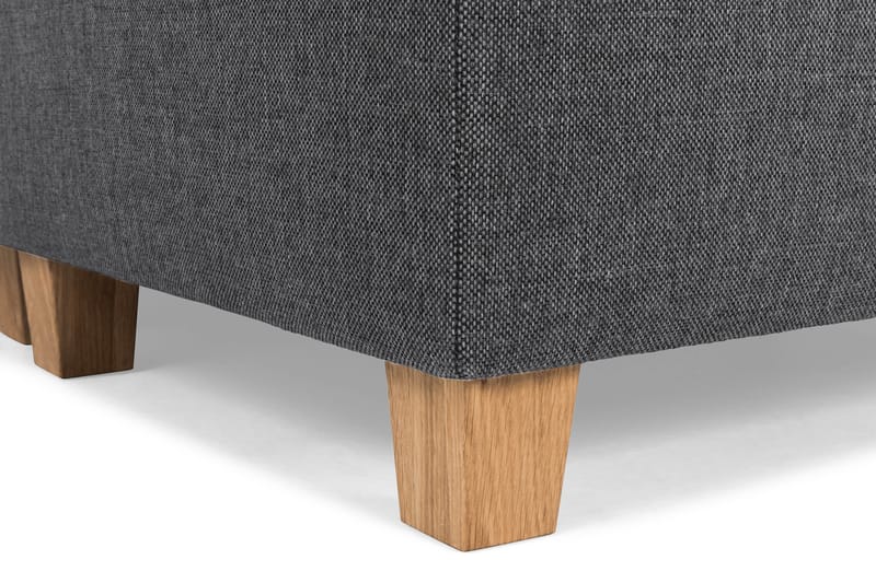 Crazy 3-sits Högervänd L-formad Schäslongsoffa i Tyg - Mörkgrå - Möbler - Vardagsrum - Soffor - Divansoffa & schäslong