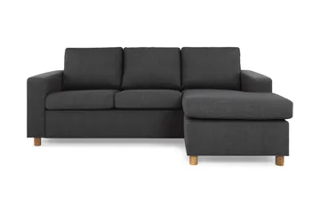Crazy 3-sits Vändbar L-formad Divansoffa i Tyg