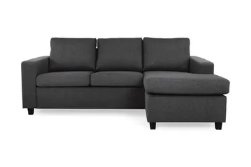 Crazy 3-sits Vändbar L-formad Divansoffa i Tyg