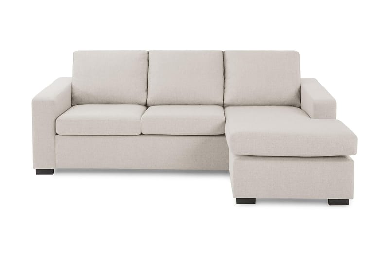 Crazy 3-sits Vändbar L-formad Divansoffa i Tyg - Beige - Möbler - Vardagsrum - Soffor - Divansoffa & schäslong