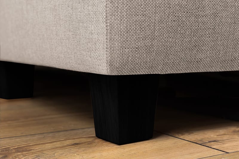 Crazy 3-sits Vändbar L-formad Divansoffa i Tyg - Beige - Möbler - Vardagsrum - Soffor - Divansoffa & schäslong