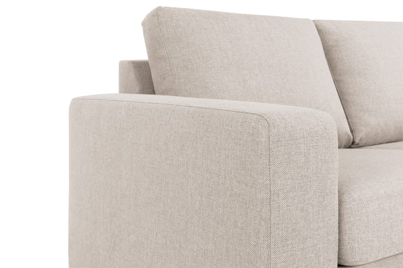 Crazy 3-sits Vändbar L-formad Divansoffa i Tyg - Beige - Möbler - Vardagsrum - Soffor - Divansoffa & schäslong