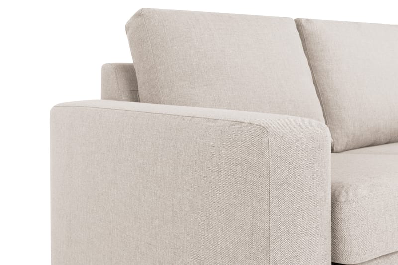 Crazy 3-sits Vändbar L-formad Divansoffa i Tyg - Beige - Möbler - Vardagsrum - Soffor - Divansoffa & schäslong