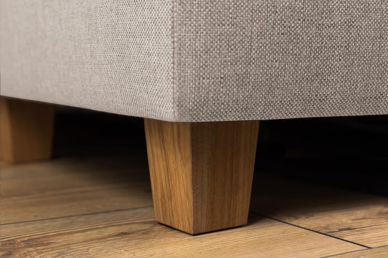 Crazy 3-sits Vändbar L-formad Divansoffa i Tyg - Beige - Möbler - Vardagsrum - Soffor - Divansoffa & schäslong