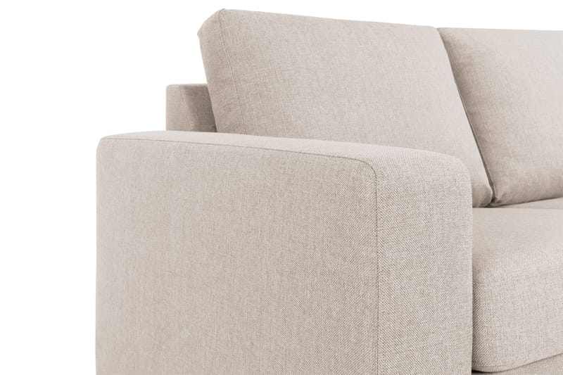 Crazy 3-sits Vändbar L-formad Divansoffa i Tyg - Beige - Möbler - Vardagsrum - Soffor - Divansoffa & schäslong