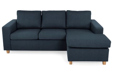 Crazy 3-sits Vändbar L-formad Divansoffa i Tyg