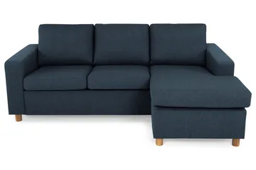 Crazy 3-sits Vändbar L-formad Divansoffa i Tyg