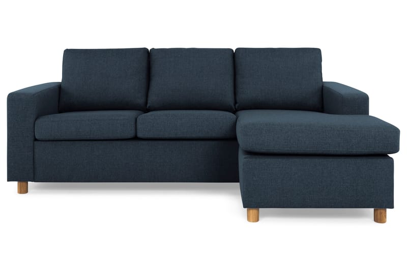 Crazy 3-sits Vändbar L-formad Divansoffa i Tyg - Blå - Möbler - Vardagsrum - Soffor - Divansoffa & schäslong