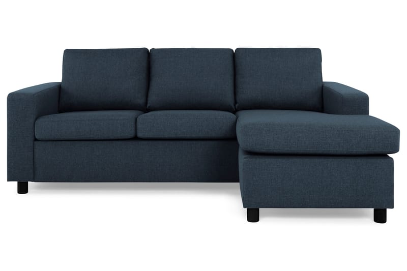 Crazy 3-sits Vändbar L-formad Divansoffa i Tyg - Blå - Möbler - Vardagsrum - Soffor - Divansoffa & schäslong