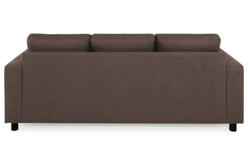 Crazy 3-sits Vändbar L-formad Divansoffa i Tyg - Brun - Möbler - Vardagsrum - Soffor - Divansoffa & schäslong