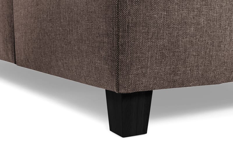 Crazy 3-sits Vändbar L-formad Divansoffa i Tyg - Brun - Möbler - Vardagsrum - Soffor - Divansoffa & schäslong