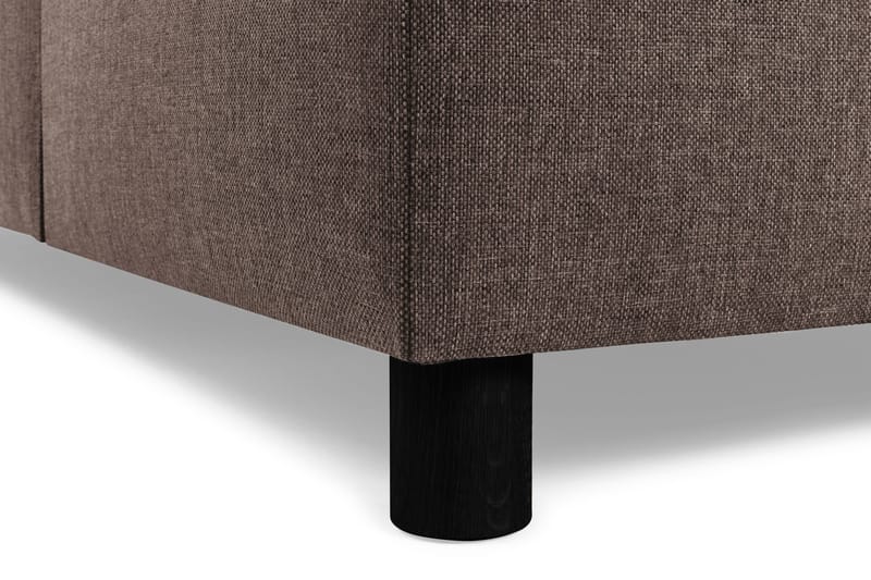 Crazy 3-sits Vändbar L-formad Divansoffa i Tyg - Brun - Möbler - Vardagsrum - Soffor - Divansoffa & schäslong