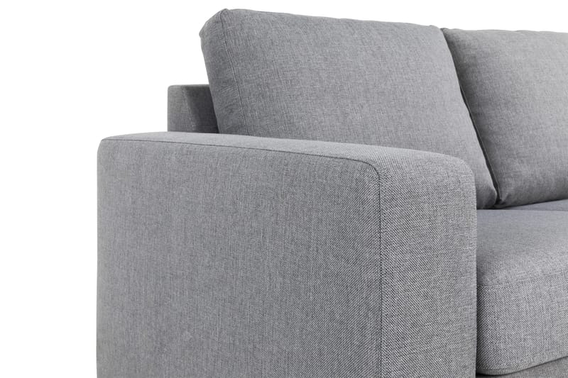 Crazy 3-sits Vändbar L-formad Divansoffa i Tyg - Grå - Möbler - Vardagsrum - Soffor - Divansoffa & schäslong
