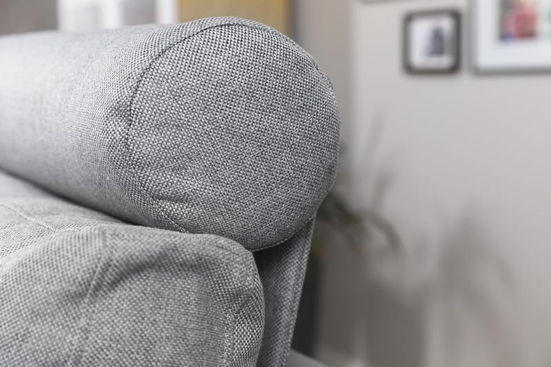 Crazy 3-sits Vändbar L-formad Divansoffa i Tyg - Grå - Möbler - Vardagsrum - Soffor - Divansoffa & schäslong