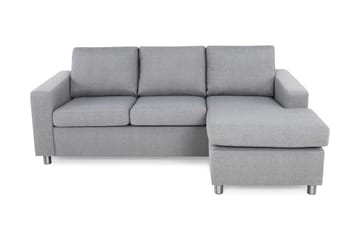 Crazy 3-sits Vändbar L-formad Divansoffa i Tyg