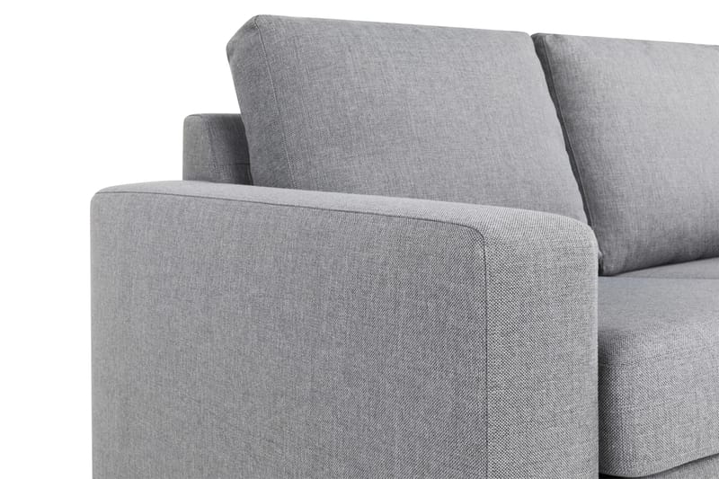 Crazy 3-sits Vändbar L-formad Divansoffa i Tyg - Grå - Möbler - Vardagsrum - Soffor - Divansoffa & schäslong