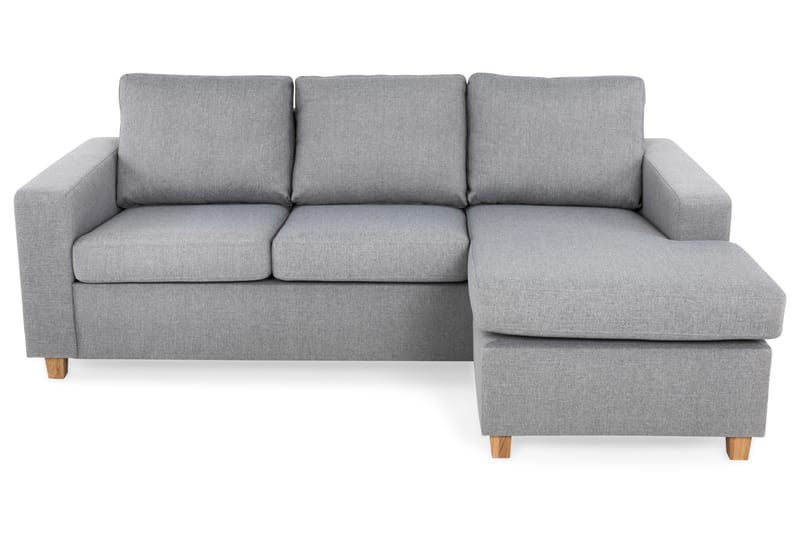 Crazy 3-sits Vändbar L-formad Divansoffa i Tyg - Grå - Möbler - Vardagsrum - Soffor - Divansoffa & schäslong