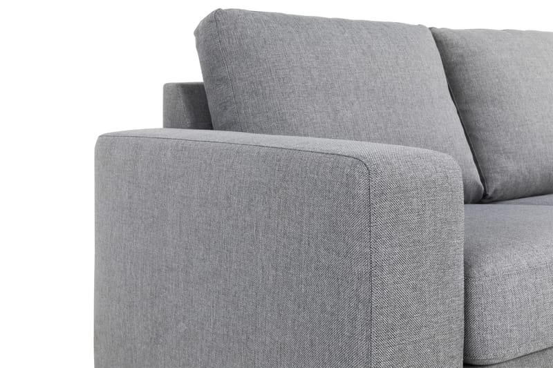 Crazy 3-sits Vändbar L-formad Divansoffa i Tyg - Grå - Möbler - Vardagsrum - Soffor - Divansoffa & schäslong