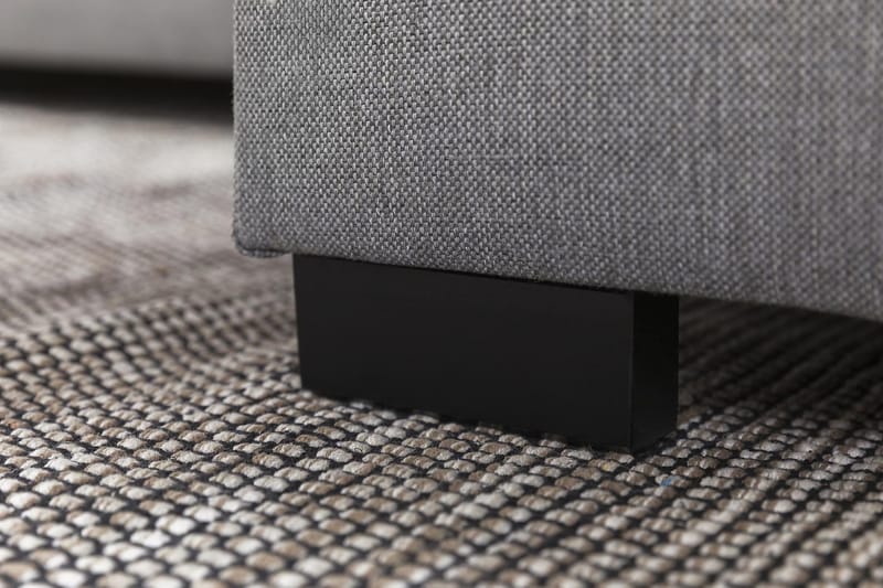 Crazy 3-sits Vändbar L-formad Divansoffa i Tyg - Grå - Möbler - Vardagsrum - Soffor - Divansoffa & schäslong