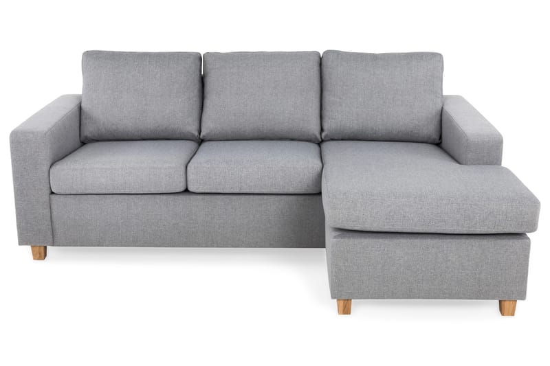 Crazy 3-sits Vändbar L-formad Divansoffa i Tyg - Grå - Möbler - Vardagsrum - Soffor - Divansoffa & schäslong