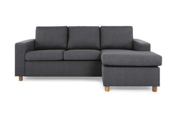 Crazy 3-sits Vändbar L-formad Divansoffa i Tyg
