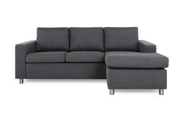 Crazy 3-sits Vändbar L-formad Divansoffa i Tyg