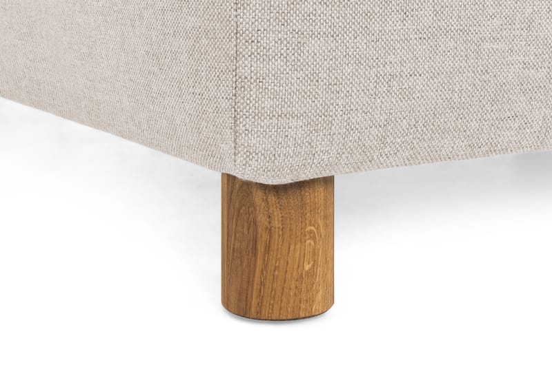 Crazy 3-sits Vänstervänd L-formad Schäslongsoffa i Tyg - Beige - Möbler - Vardagsrum - Soffor - Divansoffa & schäslong