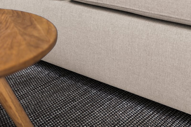 Crazy 3-sits Vänstervänd L-formad Schäslongsoffa i Tyg - Beige - Möbler - Vardagsrum - Soffor - Divansoffa & schäslong