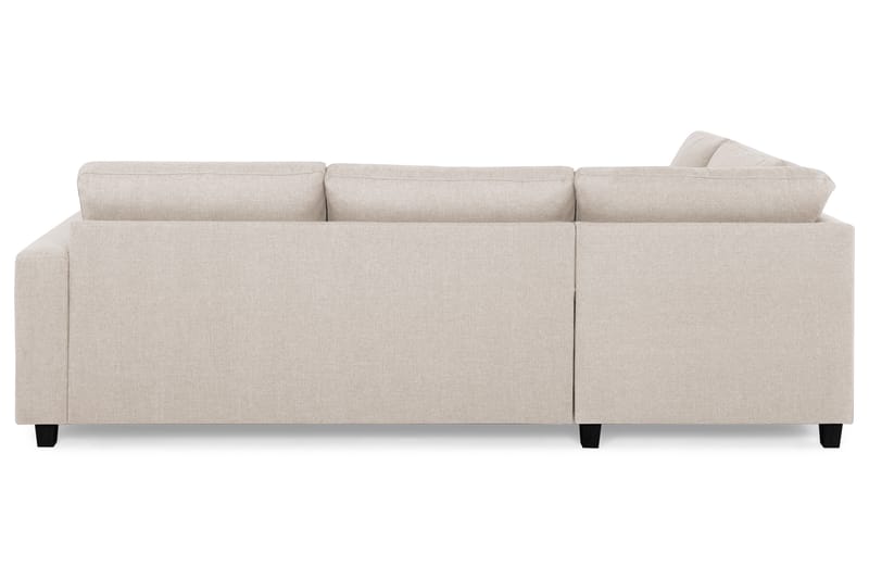 Crazy 3-sits Vänstervänd L-formad Schäslongsoffa i Tyg - Beige - Möbler - Vardagsrum - Soffor - Divansoffa & schäslong