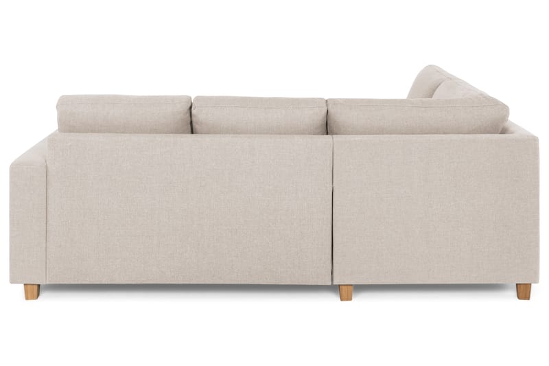 Crazy 3-sits Vänstervänd L-formad Schäslongsoffa i Tyg - Beige - Möbler - Vardagsrum - Soffor - Divansoffa & schäslong