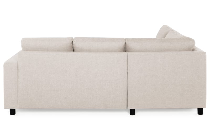 Crazy 3-sits Vänstervänd L-formad Schäslongsoffa i Tyg - Beige - Möbler - Vardagsrum - Soffor - Divansoffa & schäslong