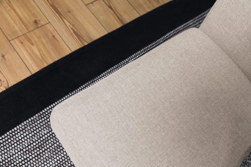 Crazy 3-sits Vänstervänd L-formad Schäslongsoffa i Tyg - Beige - M öbler - Vardagsrum - Soffor - Divansoffa & schäslong