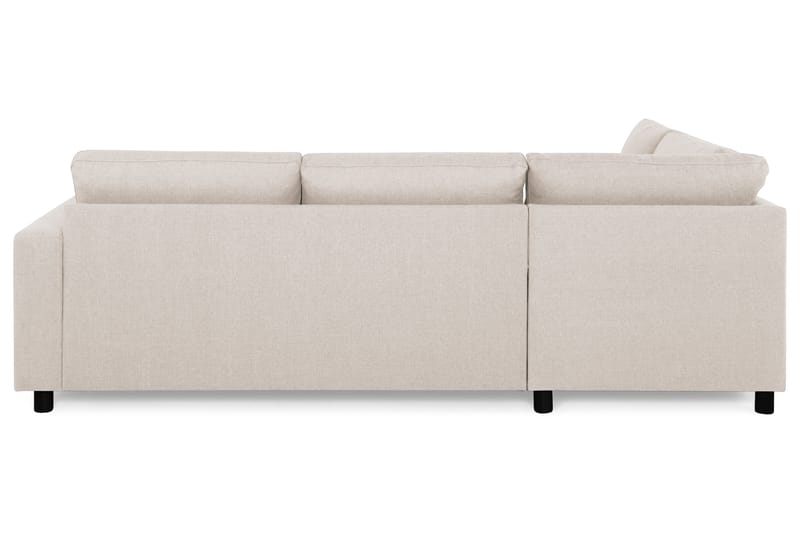 Crazy 3-sits Vänstervänd L-formad Schäslongsoffa i Tyg - Beige - Möbler - Vardagsrum - Soffor - Divansoffa & schäslong