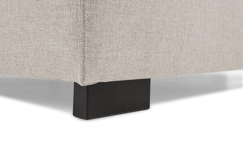 Crazy 3-sits Vänstervänd L-formad Schäslongsoffa i Tyg - Beige - Möbler - Vardagsrum - Soffor - Divansoffa & schäslong